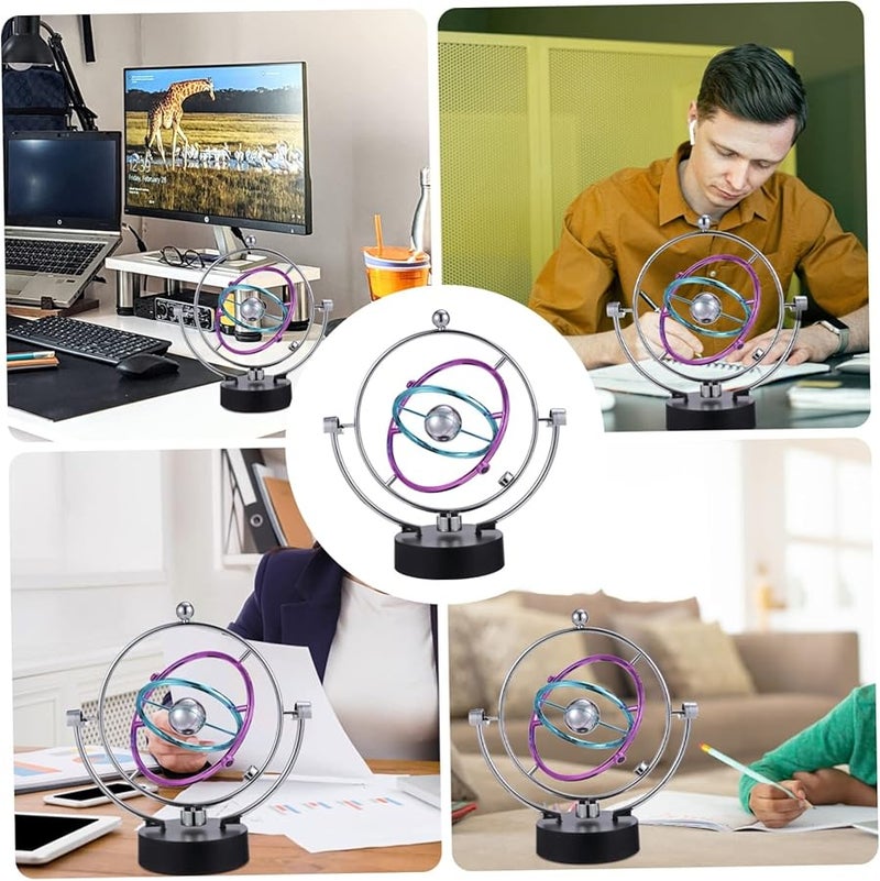 نموذج النظام الشمسي كرة أرضية ديكور طاولة تعلم الفيزياء زينة مكتب - Image 4